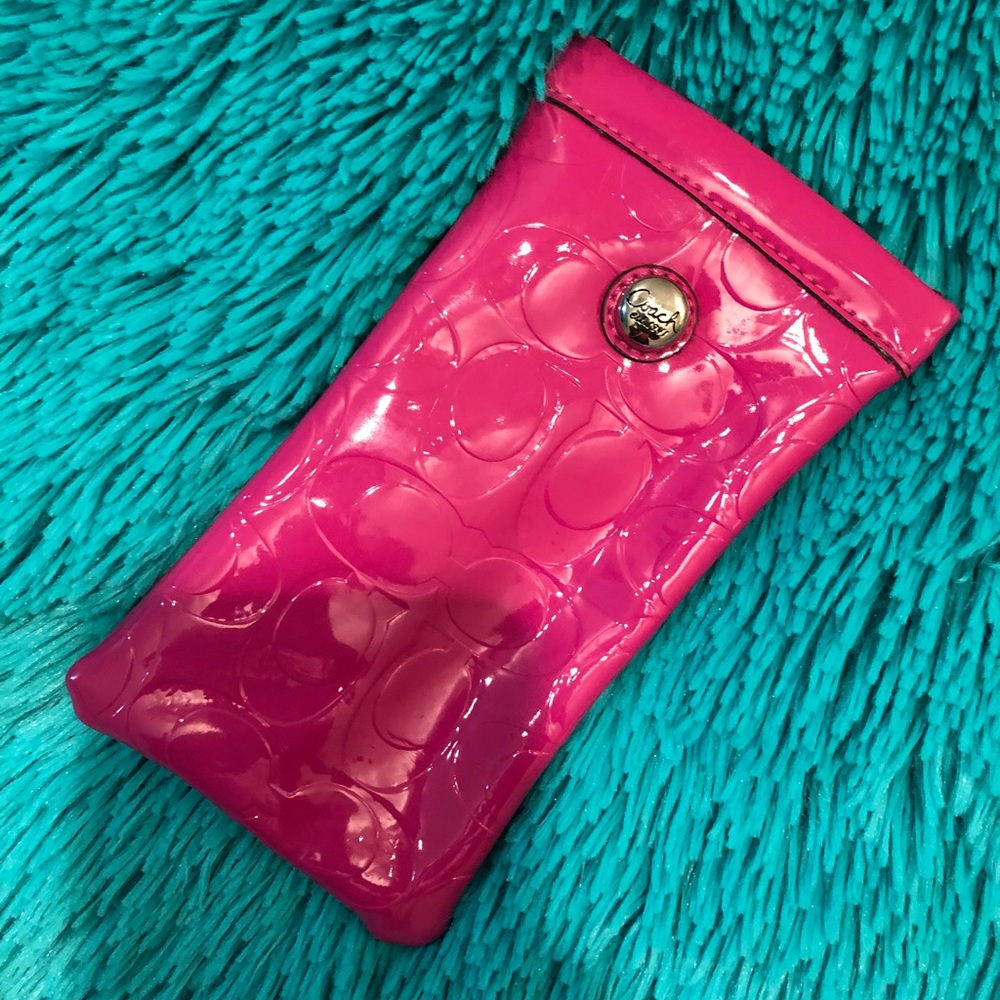 Coach sunglasses holder